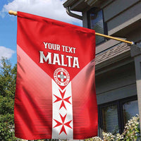 Custom Malta Football Garden Flag Maltese Cross Sporty Style