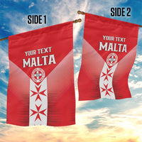 Custom Malta Football Garden Flag Maltese Cross Sporty Style