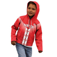 Custom Malta Football Kid Hoodie Maltese Cross Sporty Style
