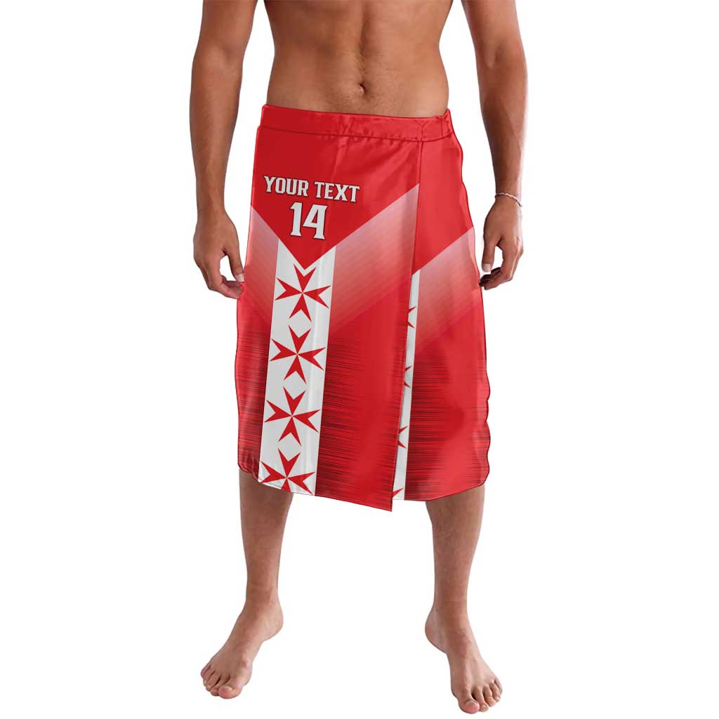 Custom Malta Football Lavalava Maltese Cross Sporty Style