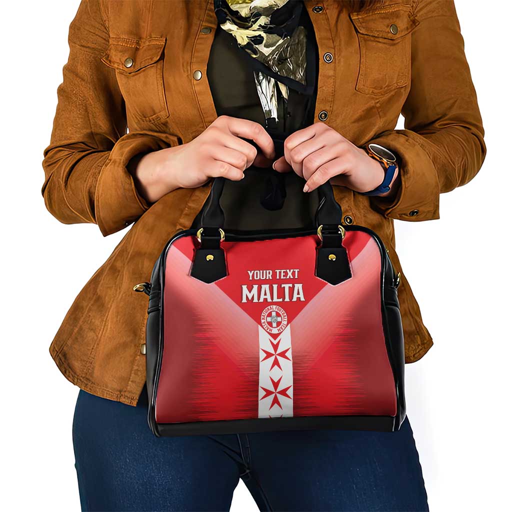 Custom Malta Football Shoulder Handbag Maltese Cross Sporty Style