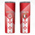 Custom Malta Football Skinny Tumbler Maltese Cross Sporty Style