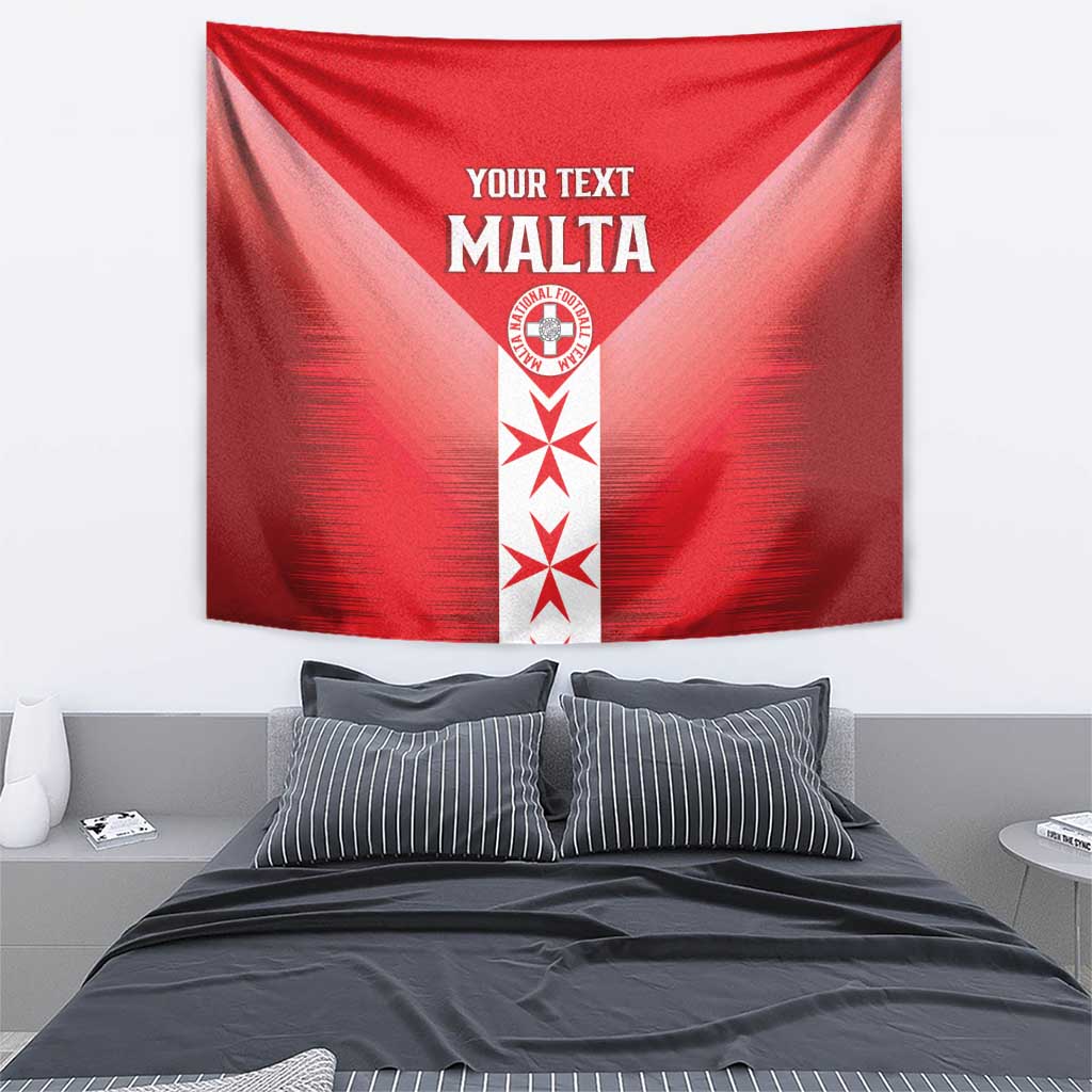 Custom Malta Football Tapestry Maltese Cross Sporty Style