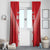 Custom Malta Football Window Curtain Maltese Cross Sporty Style