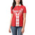 Custom Malta Football Women Polo Shirt Maltese Cross Sporty Style