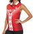 Custom Malta Football Women Sleeveless Polo Shirt Maltese Cross Sporty Style