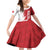 Custom Malta Football Family Matching Off Shoulder Short Dress and Hawaiian Shirt Go Champions Flag Style