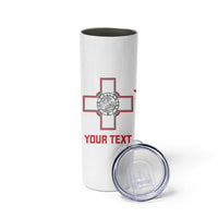 Custom Malta Football Skinny Tumbler Go Champions Flag Style