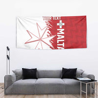 Custom Malta Football Tapestry Go Champions Flag Style
