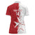 Custom Malta Football Women Polo Shirt Go Champions Flag Style
