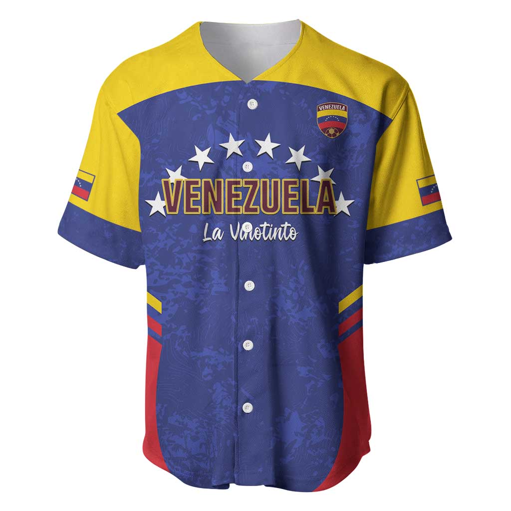 Custom Venezuela Football Baseball Jersey Come On La Vinotinto Flag Color
