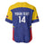 Custom Venezuela Football Baseball Jersey Come On La Vinotinto Flag Color