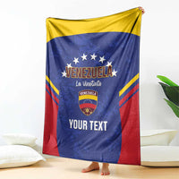 Custom Venezuela Football Blanket Come On La Vinotinto Flag Color