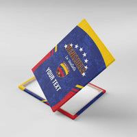 Custom Venezuela Football Canvas Wall Art Come On La Vinotinto Flag Color