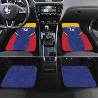 Custom Venezuela Football Car Mats Come On La Vinotinto Flag Color