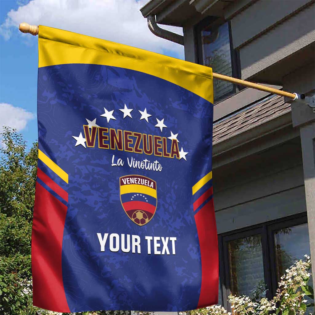 Custom Venezuela Football Garden Flag Come On La Vinotinto Flag Color