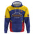 Custom Venezuela Football Hoodie Come On La Vinotinto Flag Color