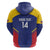Custom Venezuela Football Hoodie Come On La Vinotinto Flag Color