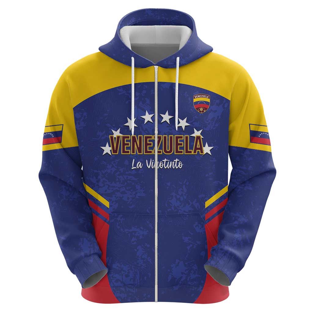 Custom Venezuela Football Hoodie Come On La Vinotinto Flag Color