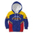 Custom Venezuela Football Kid Hoodie Come On La Vinotinto Flag Color
