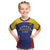 Custom Venezuela Football Kid T Shirt Come On La Vinotinto Flag Color