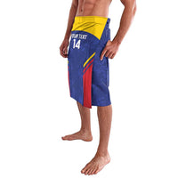 Custom Venezuela Football Lavalava Come On La Vinotinto Flag Color