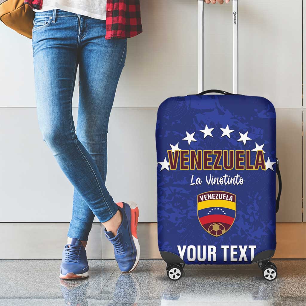 Custom Venezuela Football Luggage Cover Come On La Vinotinto Flag Color
