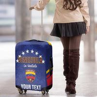 Custom Venezuela Football Luggage Cover Come On La Vinotinto Flag Color