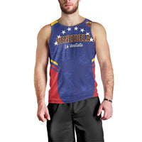 Custom Venezuela Football Men Tank Top Come On La Vinotinto Flag Color