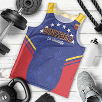 Custom Venezuela Football Men Tank Top Come On La Vinotinto Flag Color