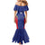 Custom Venezuela Football Mermaid Dress Come On La Vinotinto Flag Color