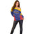 Custom Venezuela Football Off Shoulder Sweater Come On La Vinotinto Flag Color