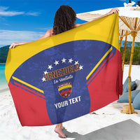 Custom Venezuela Football Sarong Come On La Vinotinto Flag Color
