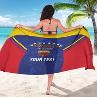 Custom Venezuela Football Sarong Come On La Vinotinto Flag Color
