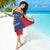 Custom Venezuela Football Sarong Come On La Vinotinto Flag Color