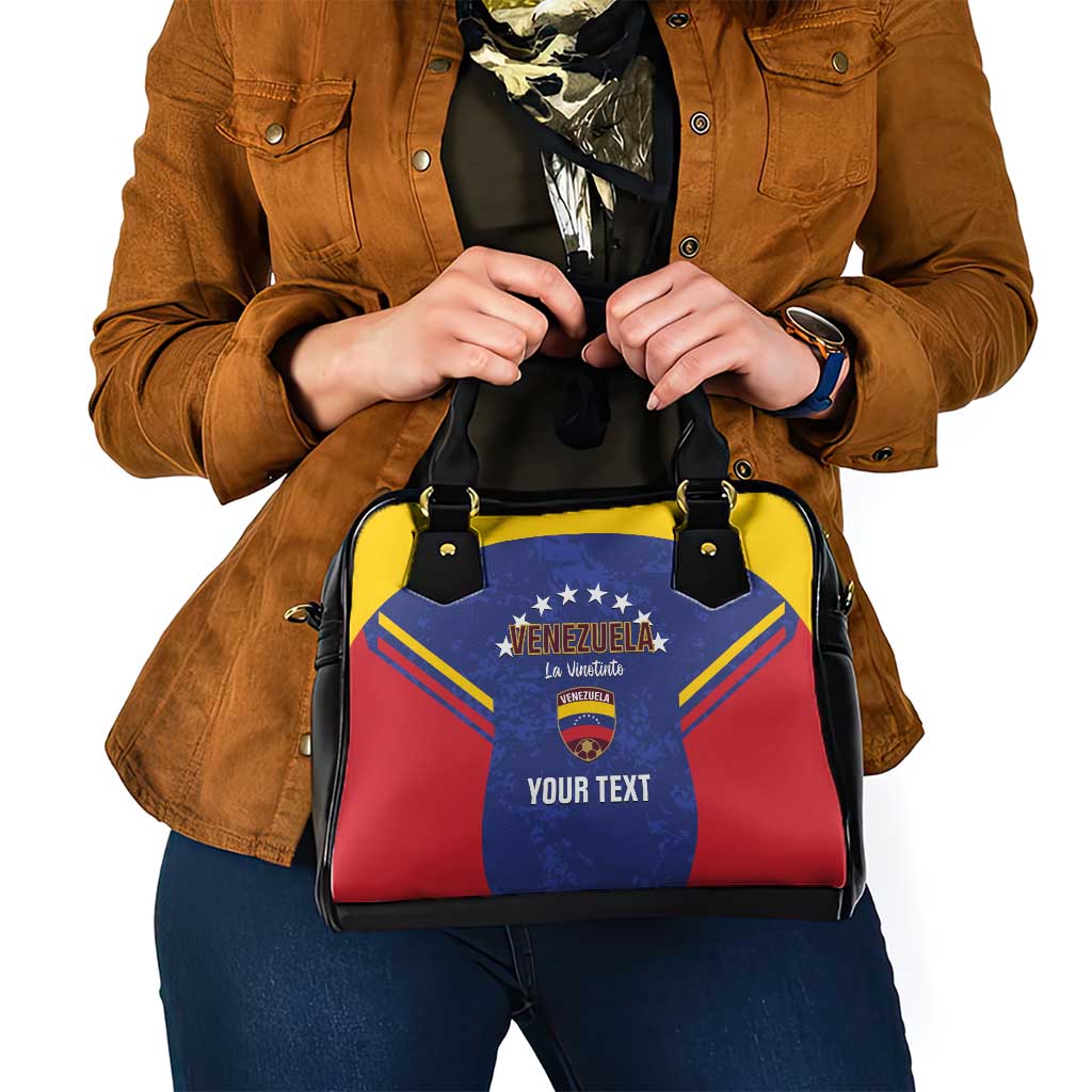 Custom Venezuela Football Shoulder Handbag Come On La Vinotinto Flag Color