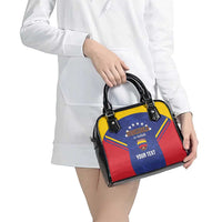 Custom Venezuela Football Shoulder Handbag Come On La Vinotinto Flag Color