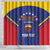 Custom Venezuela Football Shower Curtain Come On La Vinotinto Flag Color