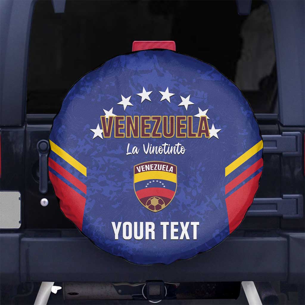Custom Venezuela Football Spare Tire Cover Come On La Vinotinto Flag Color