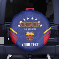 Custom Venezuela Football Spare Tire Cover Come On La Vinotinto Flag Color