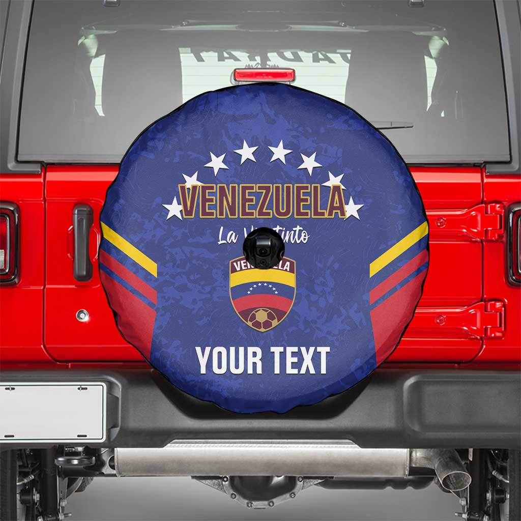 Custom Venezuela Football Spare Tire Cover Come On La Vinotinto Flag Color