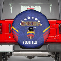 Custom Venezuela Football Spare Tire Cover Come On La Vinotinto Flag Color