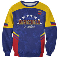Custom Venezuela Football Sweatshirt Come On La Vinotinto Flag Color