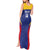 Custom Venezuela Football Tank Maxi Dress Come On La Vinotinto Flag Color
