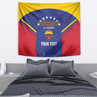Custom Venezuela Football Tapestry Come On La Vinotinto Flag Color