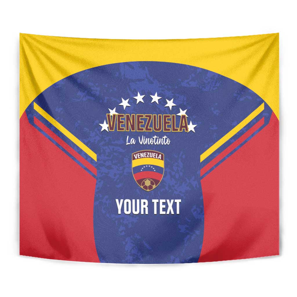 Custom Venezuela Football Tapestry Come On La Vinotinto Flag Color