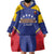 Custom Venezuela Football Wearable Blanket Hoodie Come On La Vinotinto Flag Color
