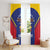 Custom Venezuela Football Window Curtain Come On La Vinotinto Flag Color