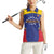 Custom Venezuela Football Women Sleeveless Polo Shirt Come On La Vinotinto Flag Color