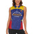 Custom Venezuela Football Women Sleeveless Polo Shirt Come On La Vinotinto Flag Color